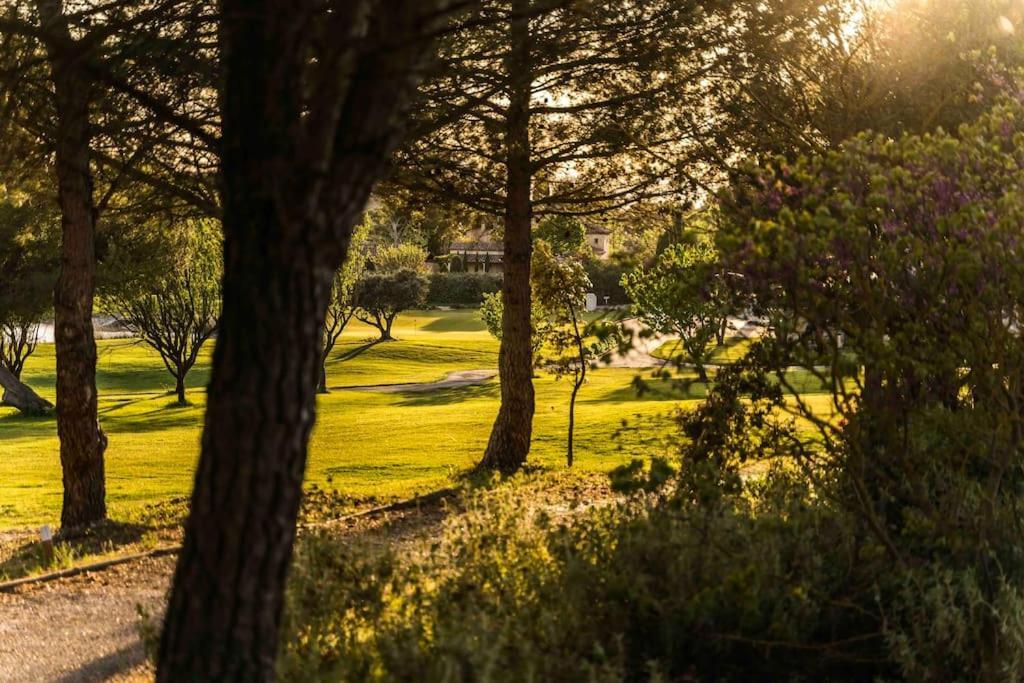 Magnifique Vue Lac Au Golf De Pont-Royal Mallemort Bagian luar foto